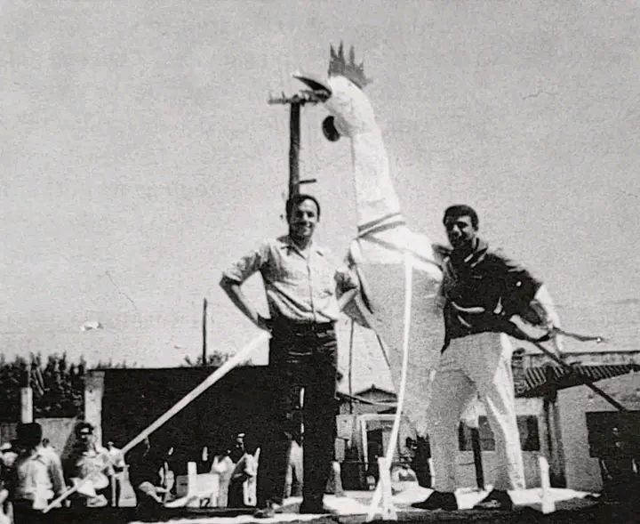 Historia del gallo gigante