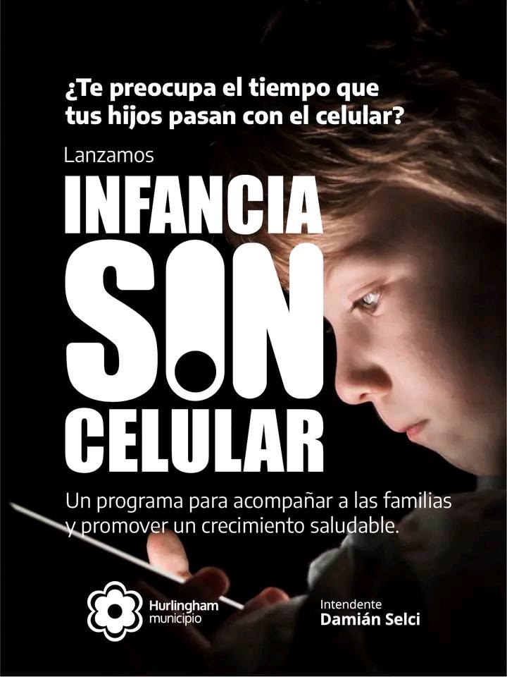Hurlingham lanzó la campaña infancias sin celular